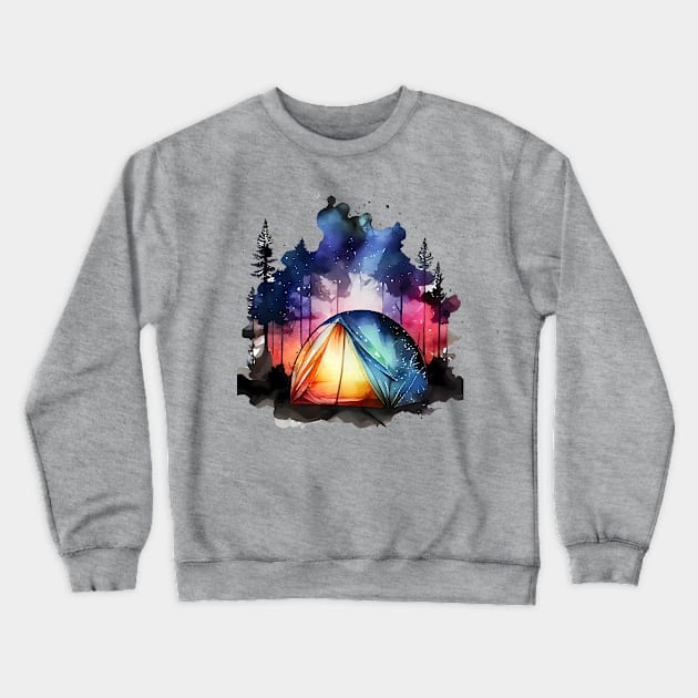 Tent Life Crewneck Sweatshirt by Luxinda